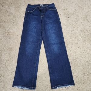 Kenzie Deep Indigo Straight-Leg Jeans
